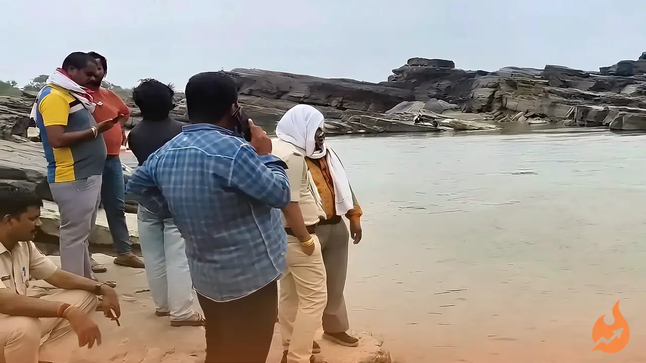 नर्मदा में रविवार को दोहरा हादसा: जबलपुर और नरसिंहपुर में चार लोग डूबे, रेलवे परियोजना के दो कर्मचारी भी शामिल
