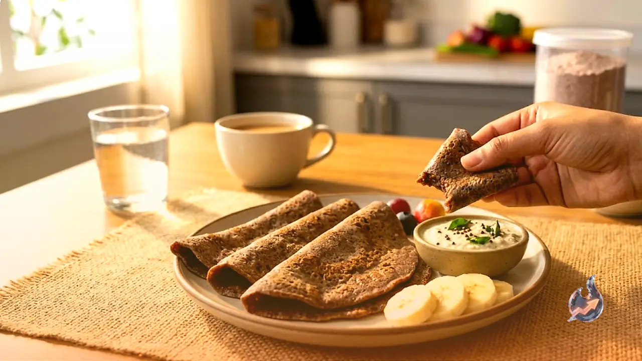 Skip the Parathas and Try This Nutritious Ragi Cheela for a Healthy Breakfast
