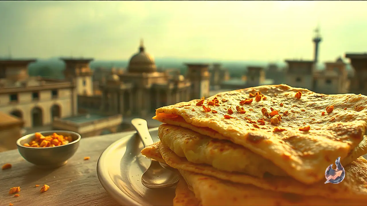 Make Spicy Bikaneri Bhujia Parathas at Home With This Crispy Breakfast Recipe