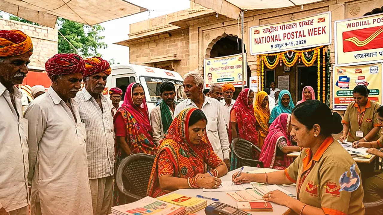 National Postal Week Begins October 9 Across Western Rajasthan With Seven Day Outreach Drive