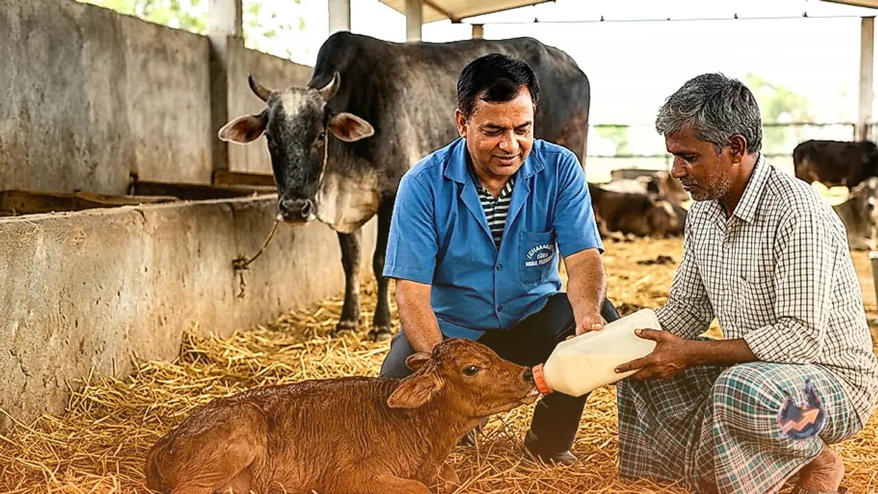 नवजात बछड़े के जन्म के तुरंत बाद दूध पिलाने के वैज्ञानिक लाभ जानिए डॉ. प्रकाश चंद्र हिमांशु से