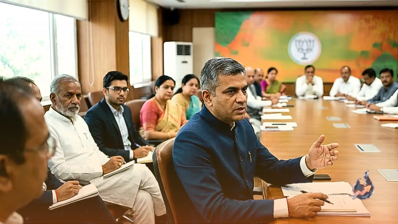 BJP Launches Youth Outreach Drive: Nitin Nabin Calls High-Level Strategy Meeting in Delhi