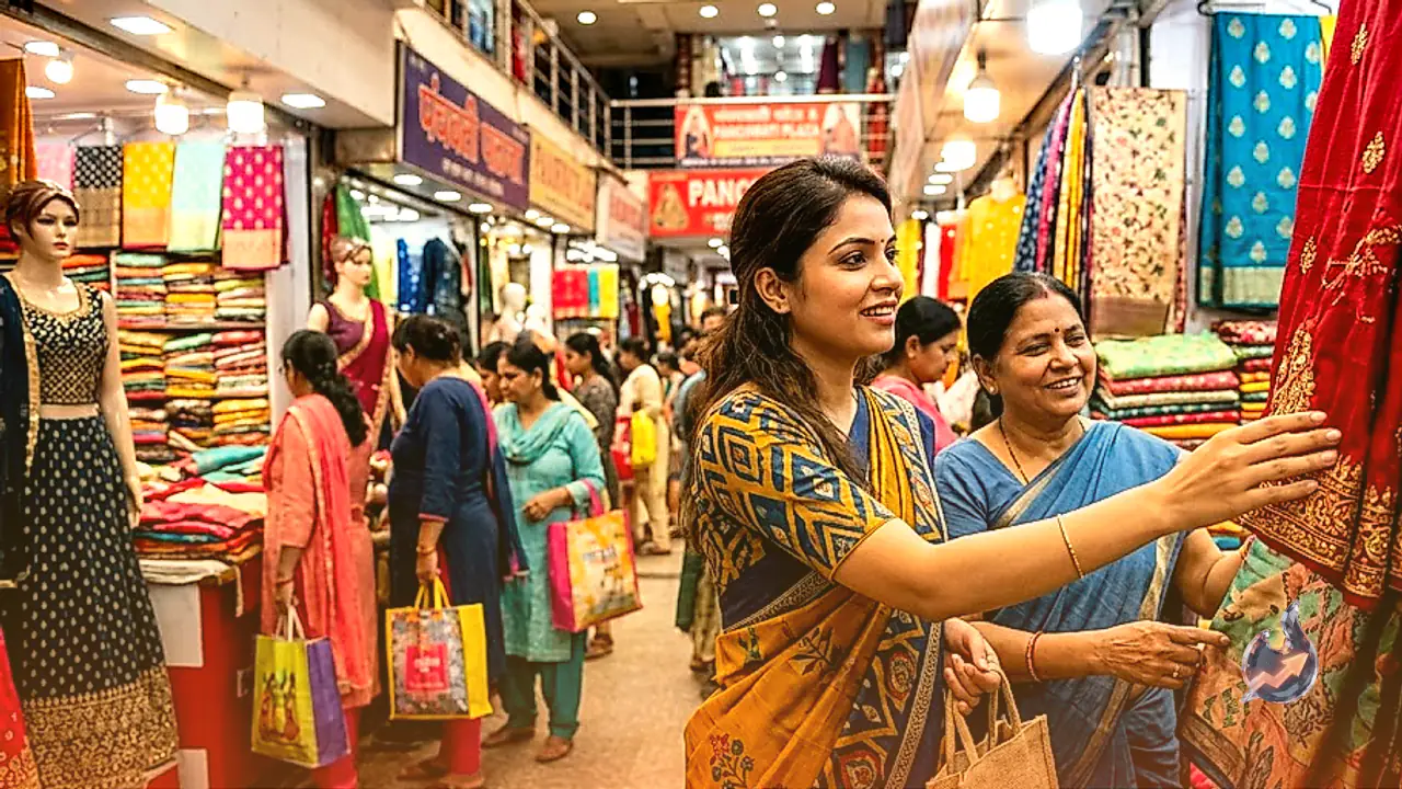 Navratri Festive Shopping Arrives Early in Ranchi Markets with Latest Bollywood Trends and Designer Sarees