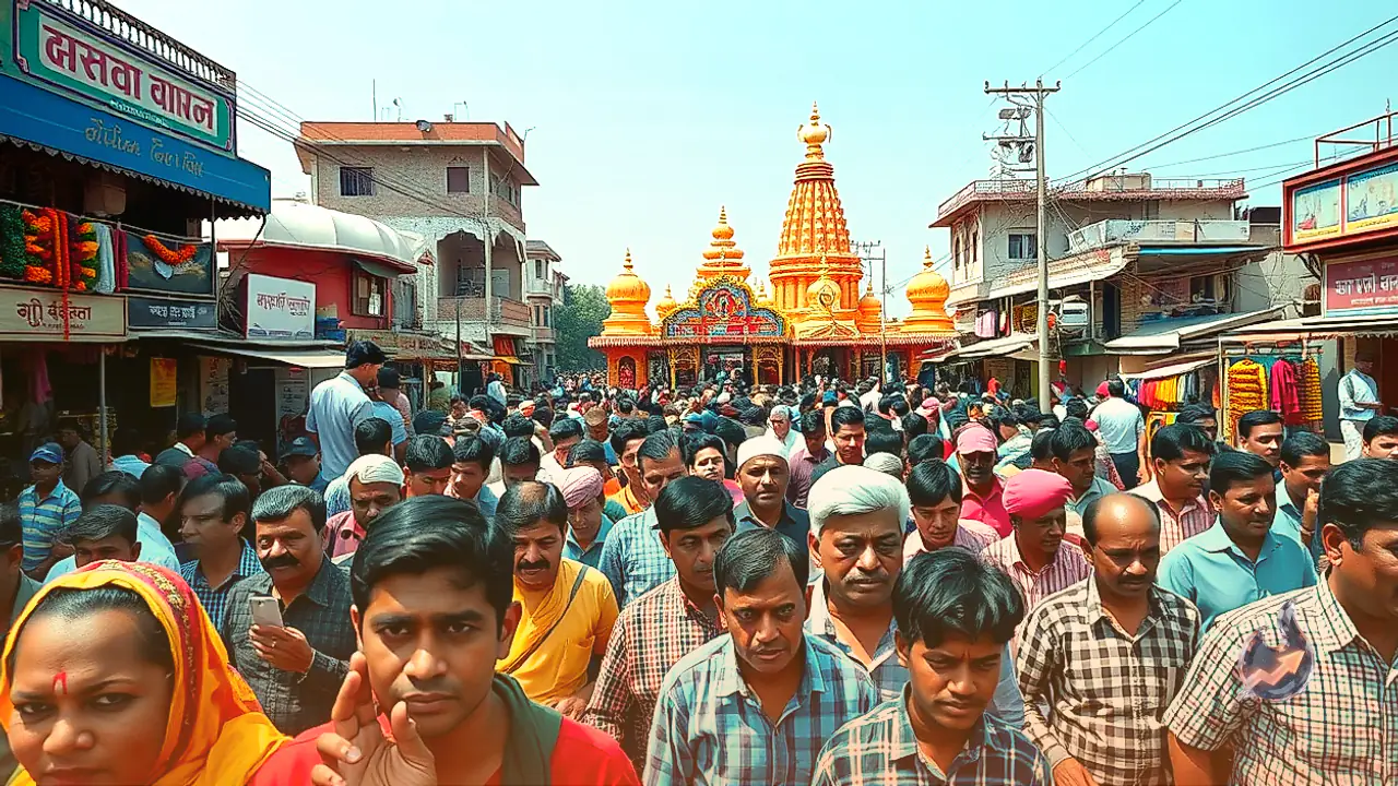 Navratri Rush Grips Mahavir Chowk in Ranchi as Designer Chunris Start at Just ₹50