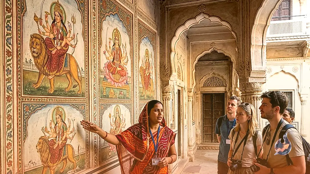 Nawalgarh Podar Haveli: Nine Forms of Goddess Durga Remain Alive in 1902 Frescoes