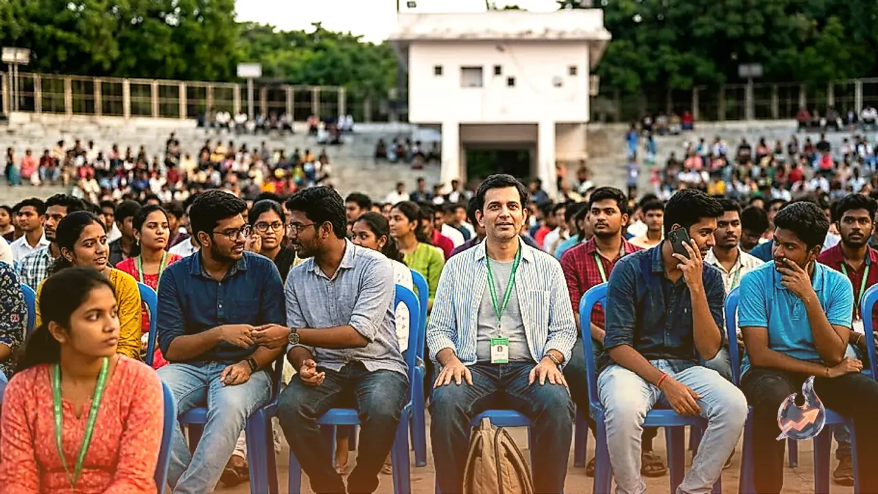 Professor V. Kamakoti Disguises Himself as Freshman at IIT Madras Gathering, Sitting Unnoticed for 90 Minutes