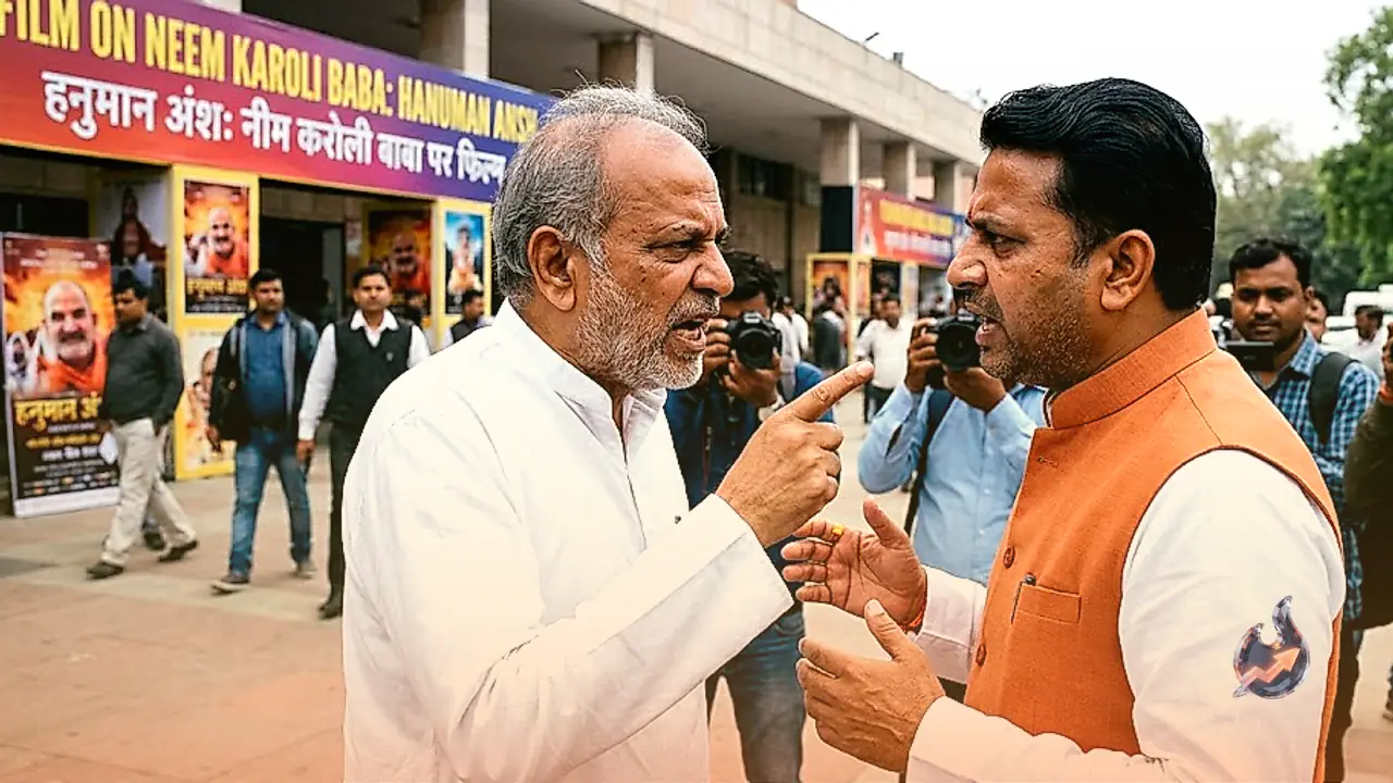 नीम करौली बाबा पर बनी फिल्म से सियासी हलचल, राशिद अल्वी के आरोप पर राम कदम का पलटवार