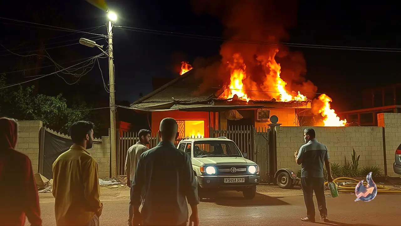 Neemrana CNG WagonR Torched Outside House After Midnight, Arson Caught on CCTV