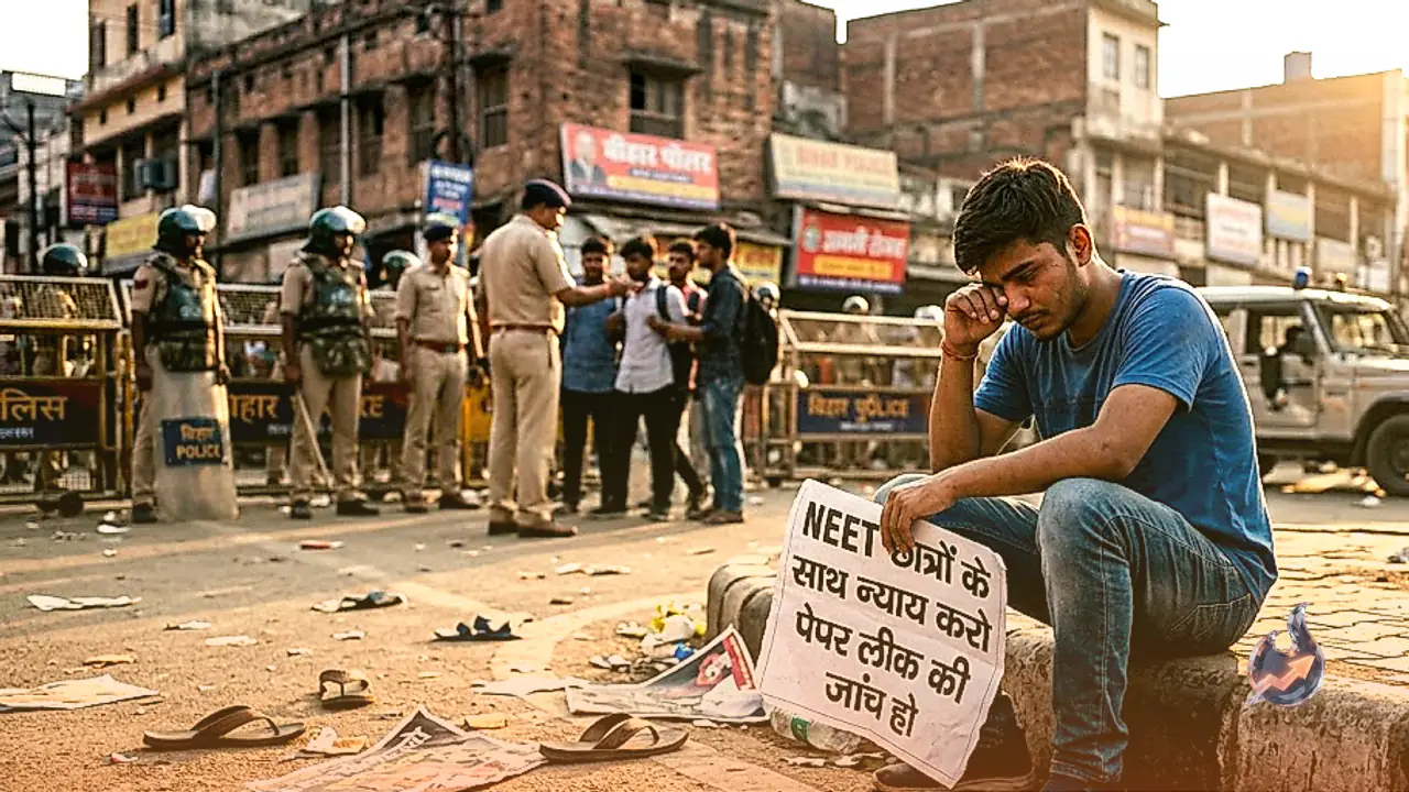Violence Erupts at NEET Rally in Patna: Student Outrage or a Pre-Planned Riot?