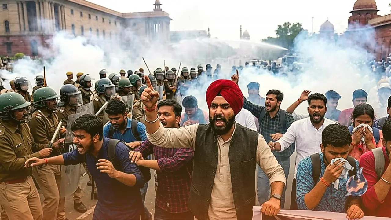 नीट पेपर लीक: पटना में छात्रों का राजभवन मार्च हुआ हिंसक, पुलिस ने दागे आंसू गैस के गोले