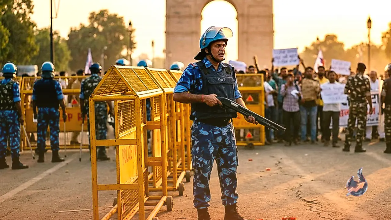 CRPF Probe Confirms RAF Personnel Fired 7 Pellet Rounds During NEET Protest Near Parliament