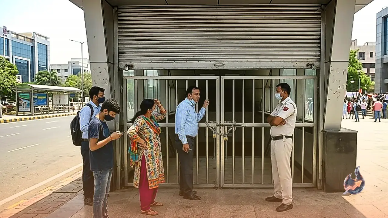 Sixteen Delhi Metro Stations Shut Down Amid Violent NEET Protests While Ministers Meet Sonam Wangchuk