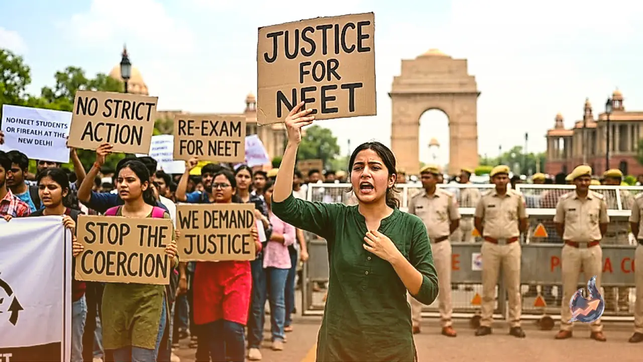 नीट-यूजी 2026 विवाद: सुप्रीम कोर्ट का बड़ा निर्देश, प्रदर्शनकारी छात्रों पर तत्काल सख्त कार्रवाई पर रोक