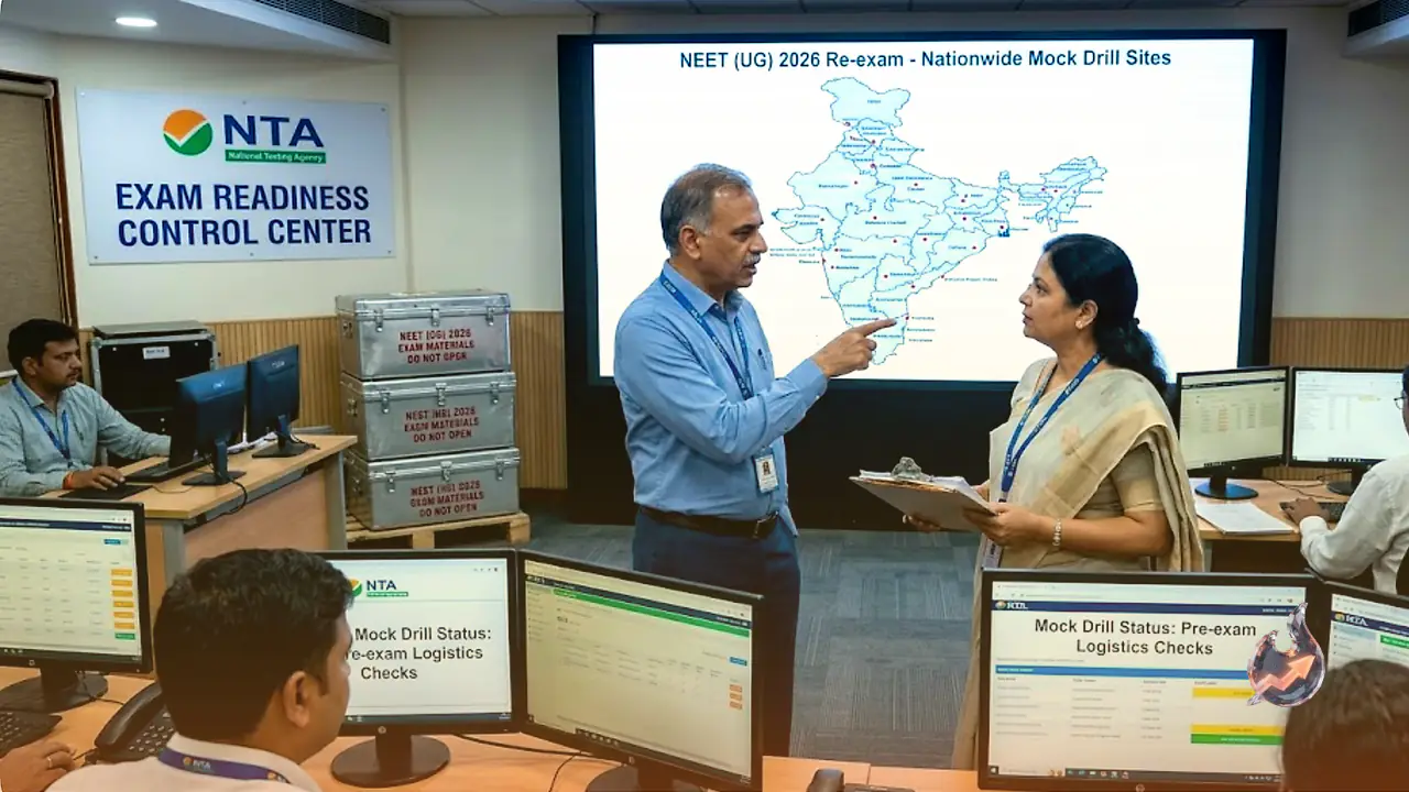 NTA Completes Preparations for NEET (UG) 2026 Re-exam; Mock Drill Scheduled Nationwide Tomorrow