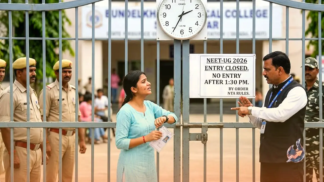 NEET-UG 2026: Two Candidates Barred from Exam for Arriving Five Minutes Late in Sagar, Collector Cites NTA Rules