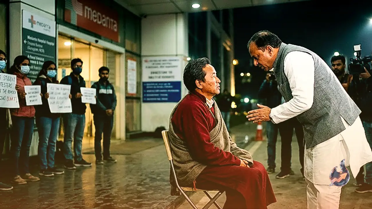 Midnight Breakthrough: Central Government Initiates Dialogue with Fasting Sonam Wangchuk as NEET Protest Intensifies