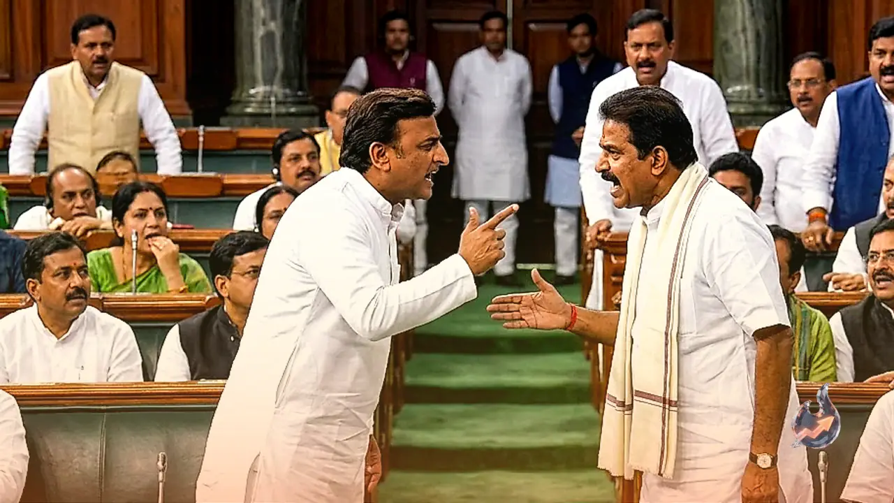 Samajwadi Party And Congress Leaders Clash In Lok Sabha Amid Spreading Student Protests Over Exam Row