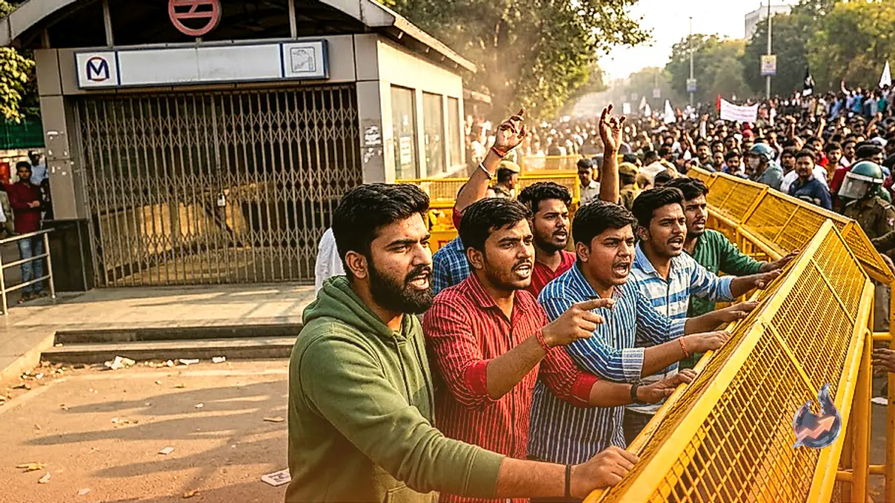 NEET Controversy Paralyzes Parliament as Opposition Digs In, Massive Protests Force Delhi Metro to Shut 16 Stations