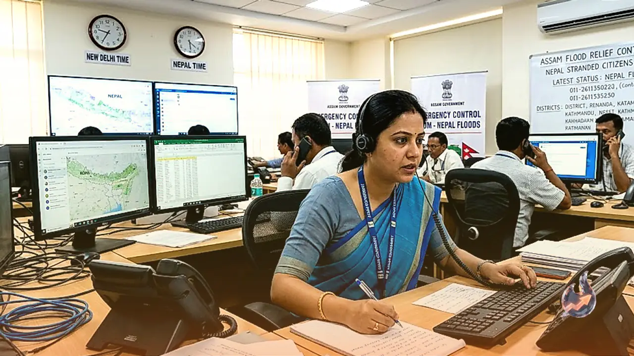 नेपाल बाढ़ में फंसे असम के नागरिकों के लिए नई दिल्ली में आपातकालीन कंट्रोल रूम शुरू