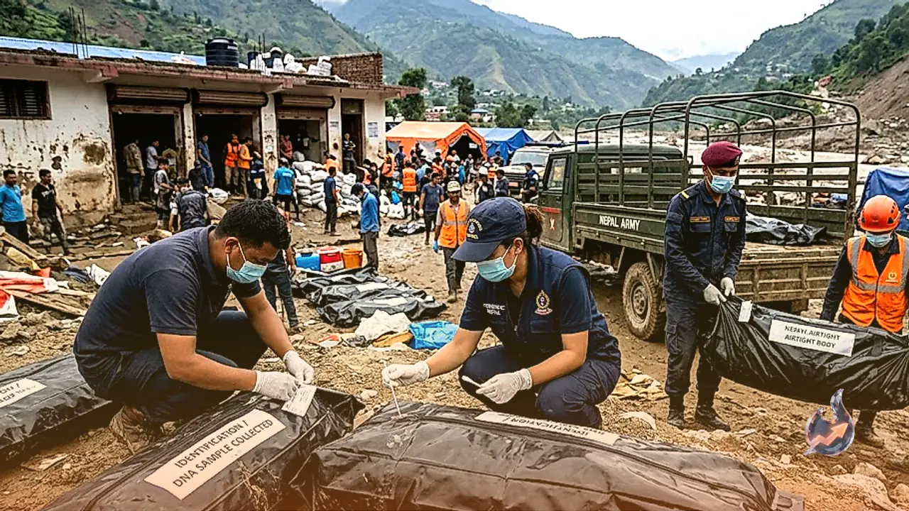 Nepal flood aftermath: Authorities use airtight bags and DNA profiling as morgues run out of space