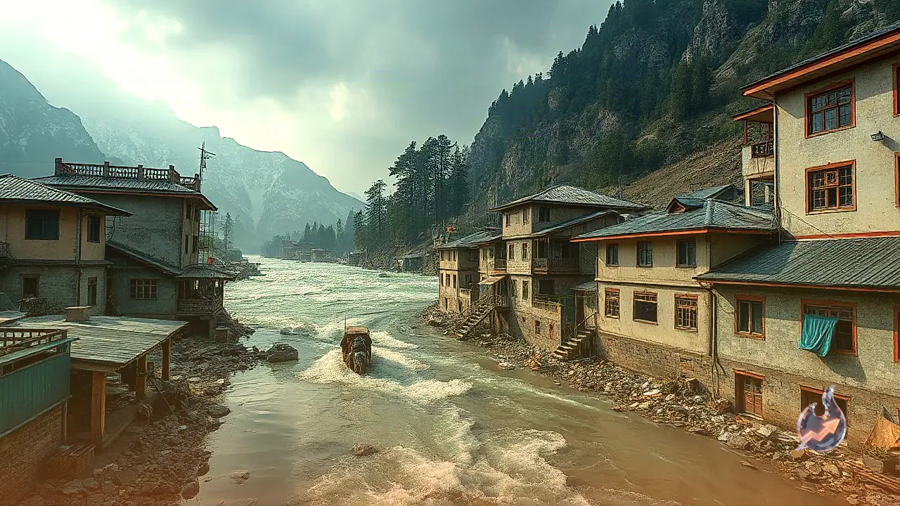 नेपाल के रसुवा जिले में उफानी बाढ़ का कहर, तिब्बत में ग्लेशियर टूटने से 1000 लोगों के बहने की आशंका