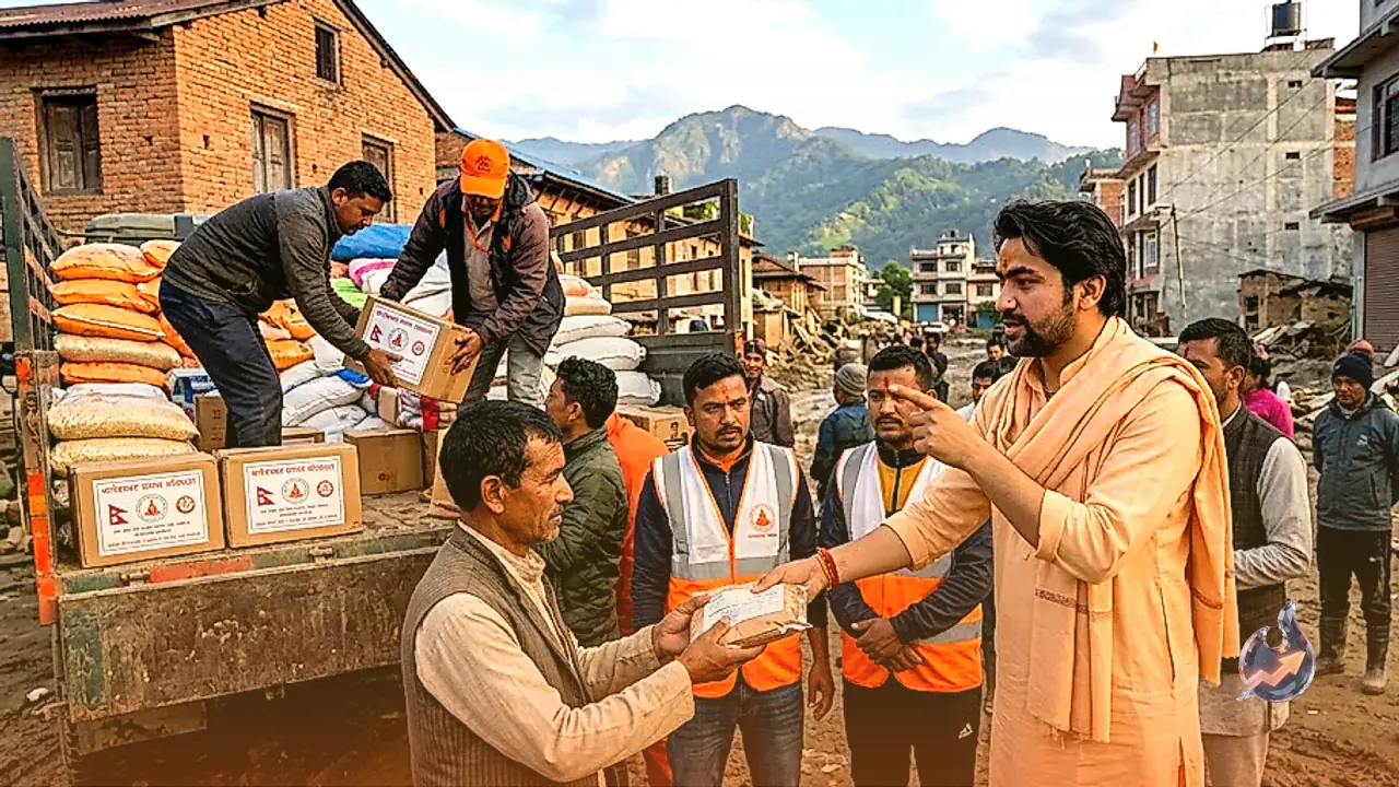 नेपाल में जलप्रलय से मची तबाही पर पंडित धीरेंद्र शास्त्री की मार्मिक अपील, बागेश्वर धाम ने शुरू किया राहत अभियान