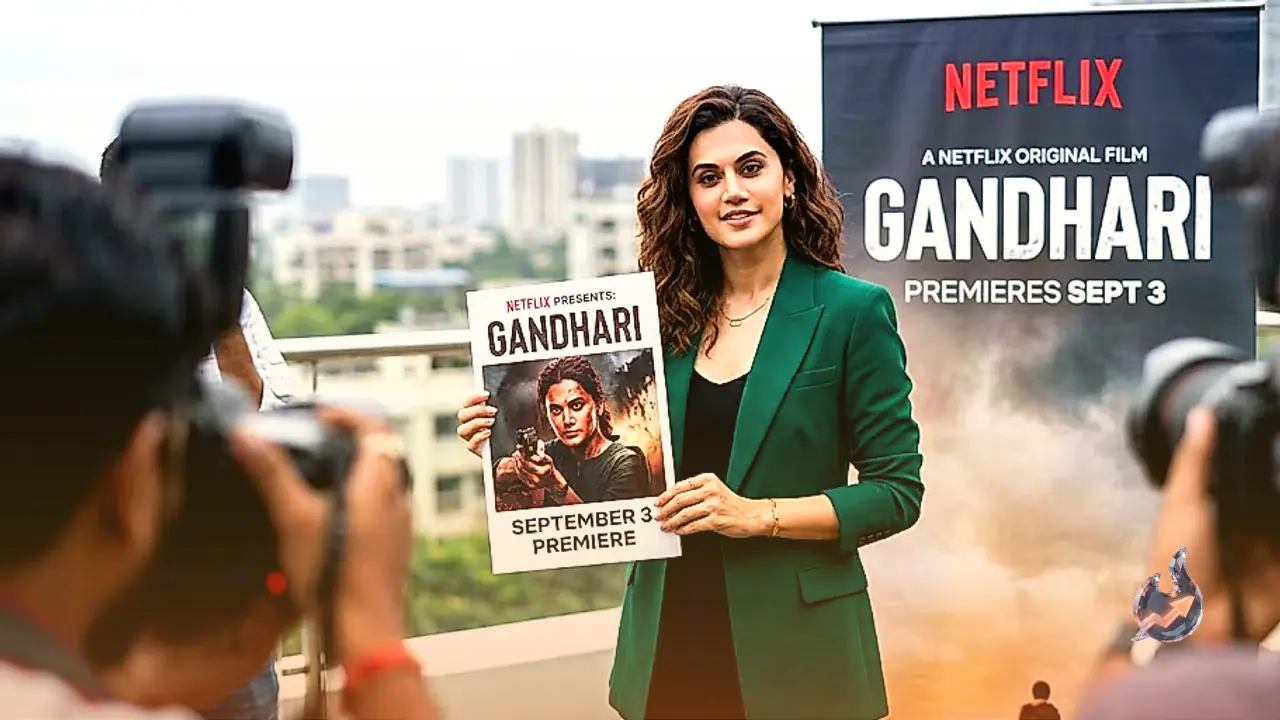 Netflix Sets September 3 Premiere for Taapsee Pannu Action Thriller Gandhari as First Poster Drops