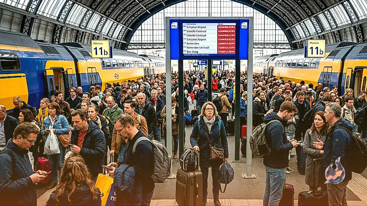 Deliberate Track Obstructions Paralyse Rail Travel Across Netherlands, Hitting Amsterdam and Schiphol