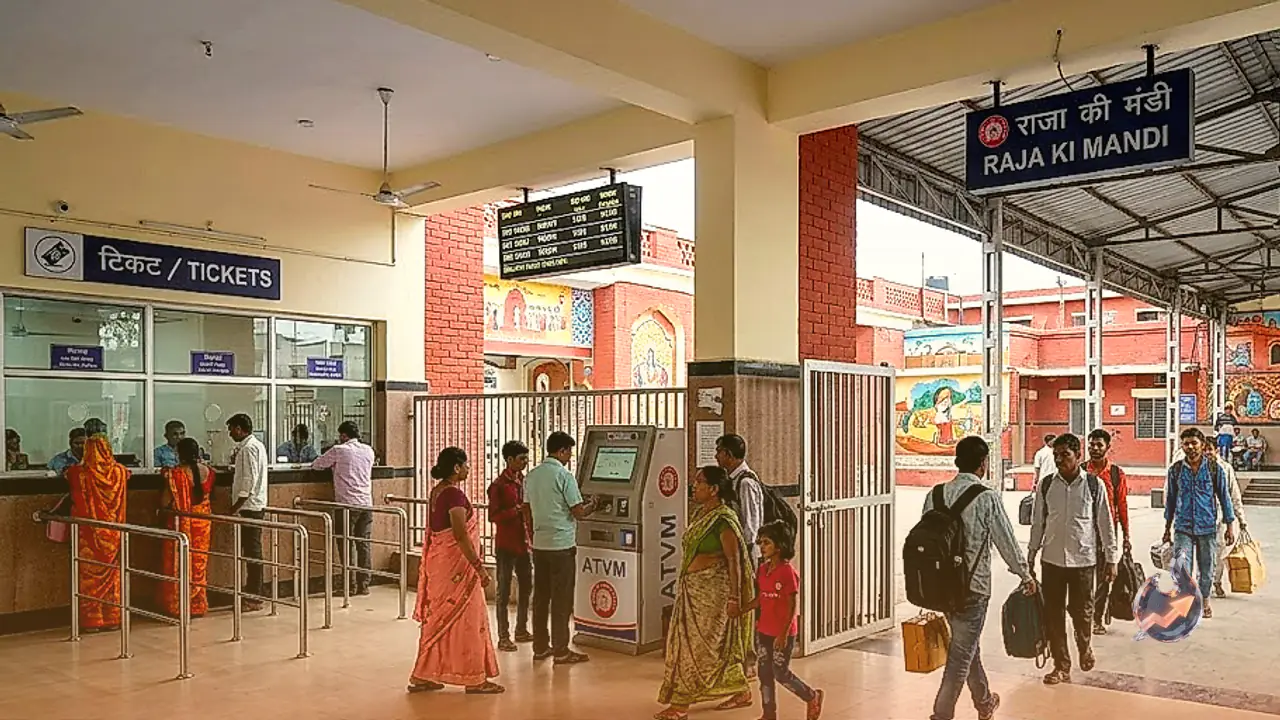 New Amenities Upgrade Agra Raja Ki Mandi Station While Security Checks Remain Missing