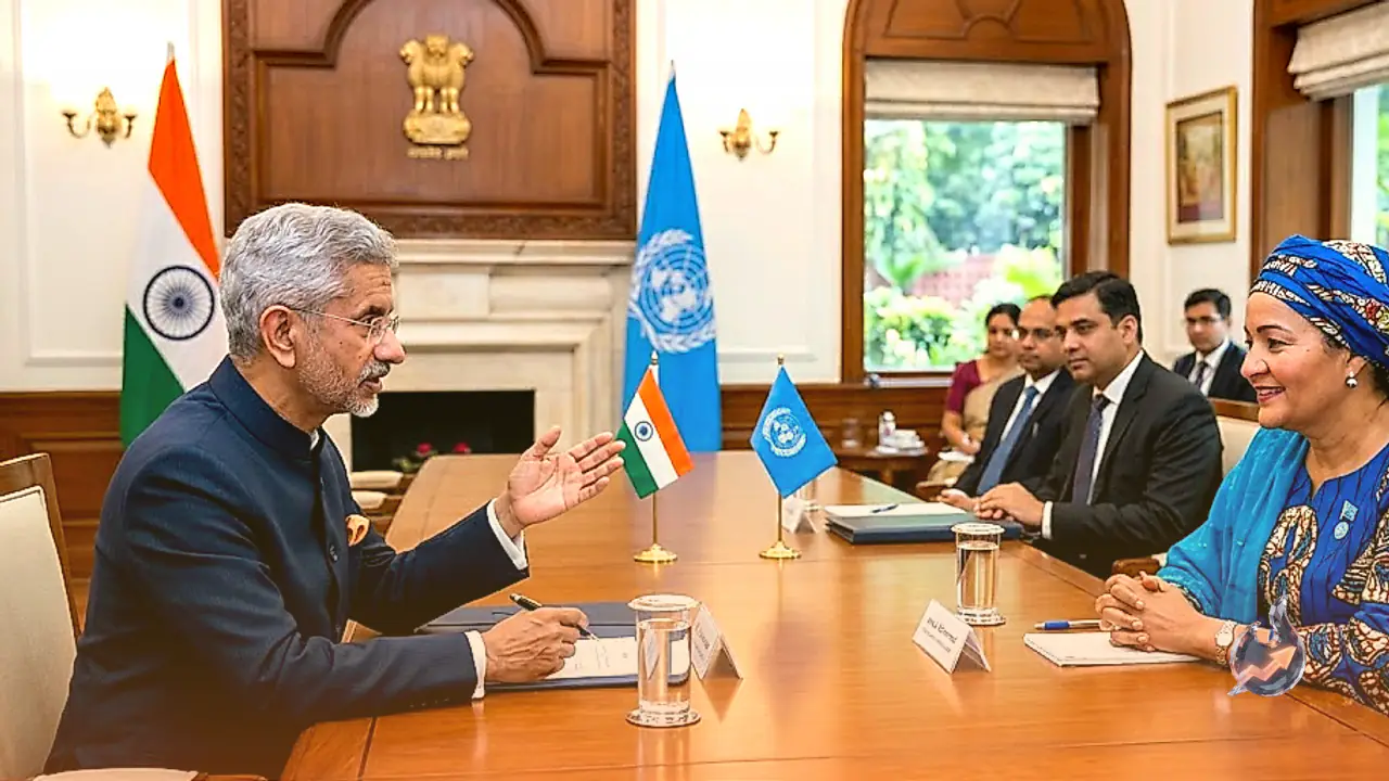 S. Jaishankar Holds Talks with UN Deputy Chief Amina J. Mohammed in New Delhi on Climate and Sustainable Development