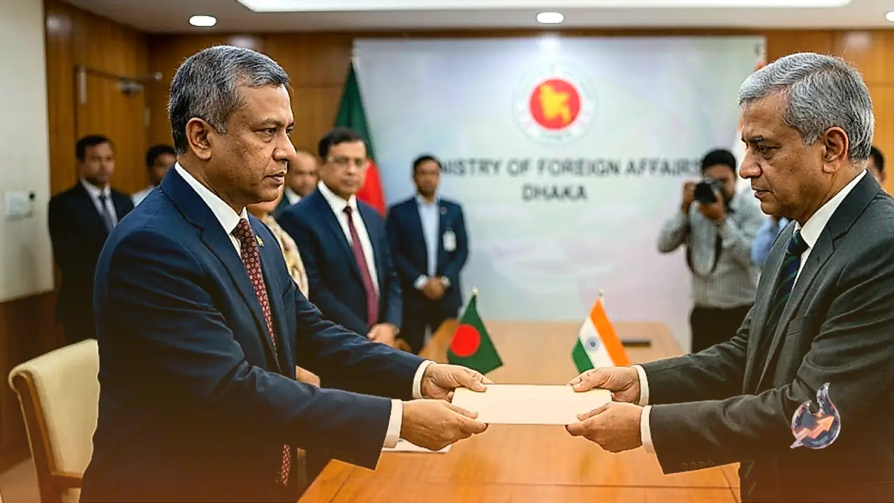 Bangladesh Formally Protests Sheikh Hasina's Media Address in New Delhi, Warning of Possible Strain on Bilateral Relations with India