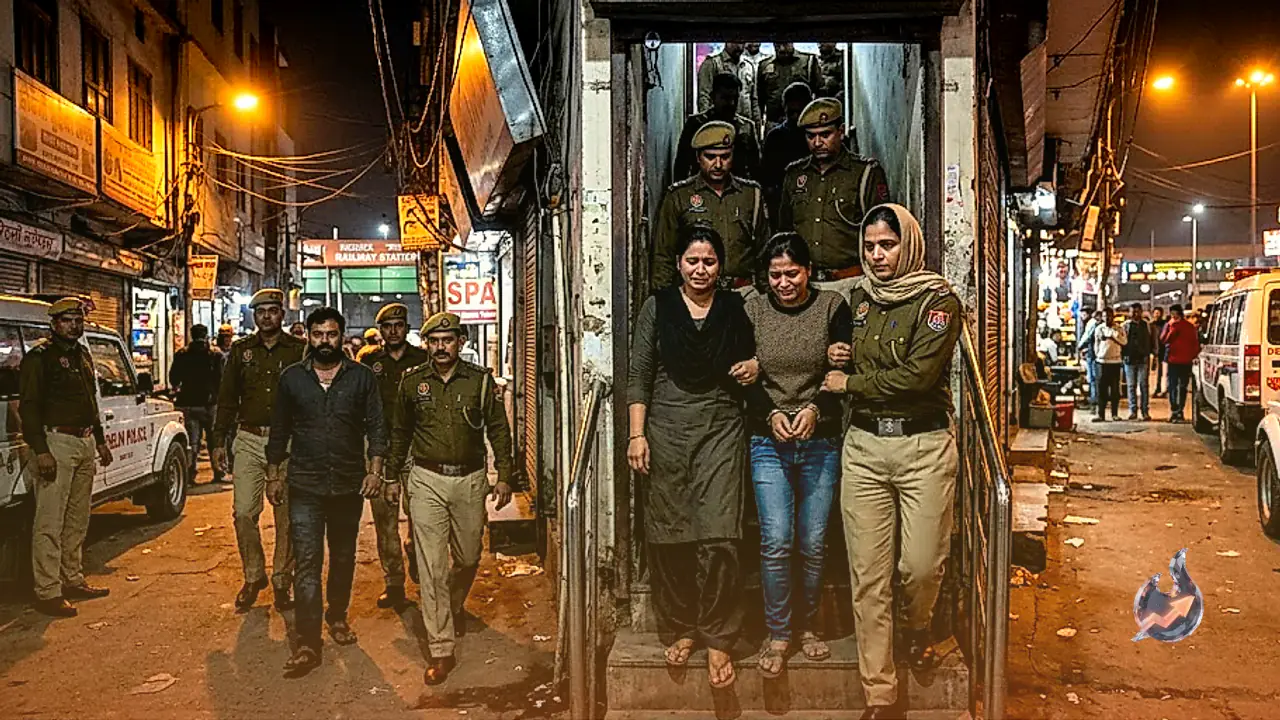 Illegal Racket Busted at Fake Spa Near New Delhi Railway Station, Eight Women Rescued and Four Arrested