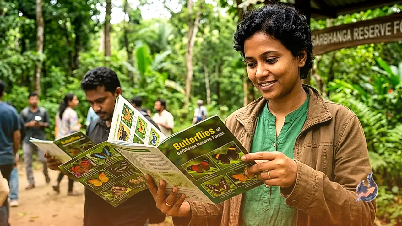 असम के गर्भांग रिजर्व फॉरेस्ट की तितलियों पर नई ब्रोशर लॉन्च
