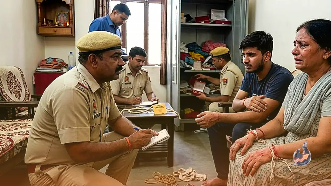 न्यू उस्मानपुर इलाके में सात-आठ लुटेरों ने परिवार को बंधक बनाकर लूटे 9 लाख रुपये नकद और गहने