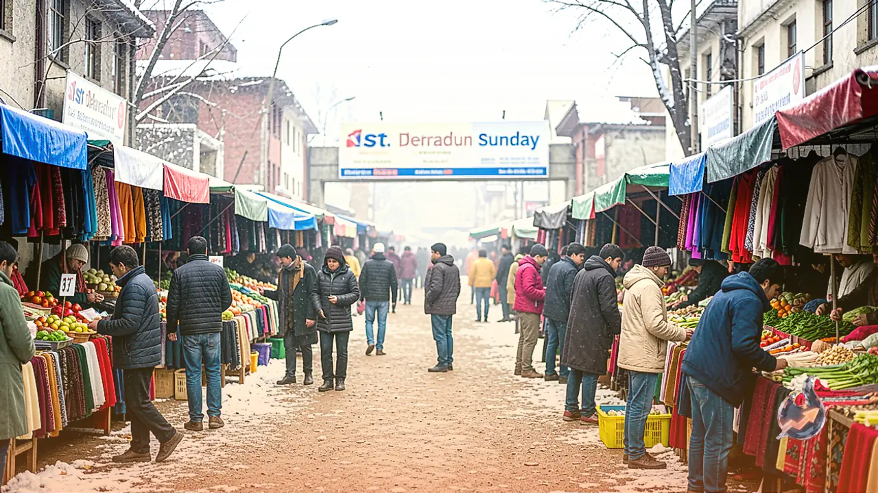 New Winter Wear Stock Arrives at Dehradun ISBT Sunday Market with Prices Starting at Rs 50