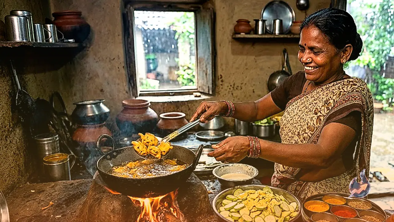 Monsoon Flavours: Master the Crispy Ridge Gourd Fritters with Phoolabai from Burhanpur