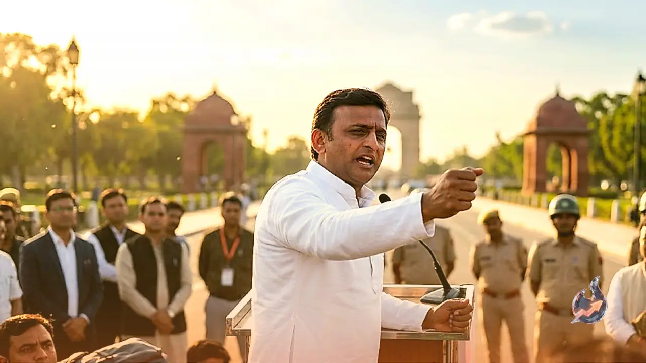 नीट विवाद: छात्रों के संसद मार्च पर आंसू गैस से भड़के अखिलेश यादव, कहा- भाजपा का अंत निश्चित