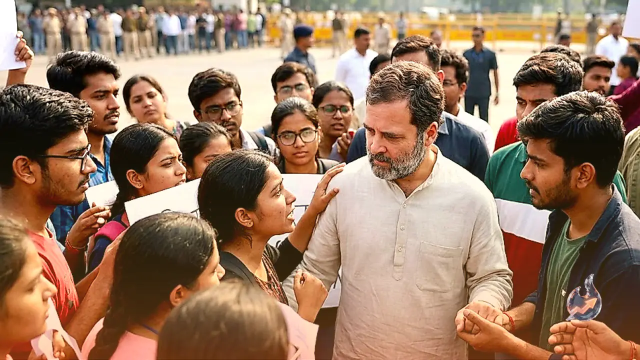 Rahul Gandhi Throws Weight Behind Protesting Students Amid NEET Exam Outrage