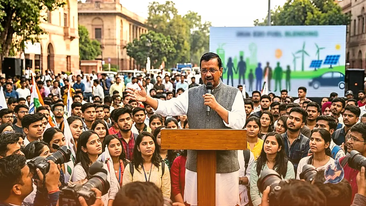Arvind Kejriwal Launches Campaign Against E20 Fuel Blending Following Dharmendra Pradhan Resignation Over NEET Paper Leak