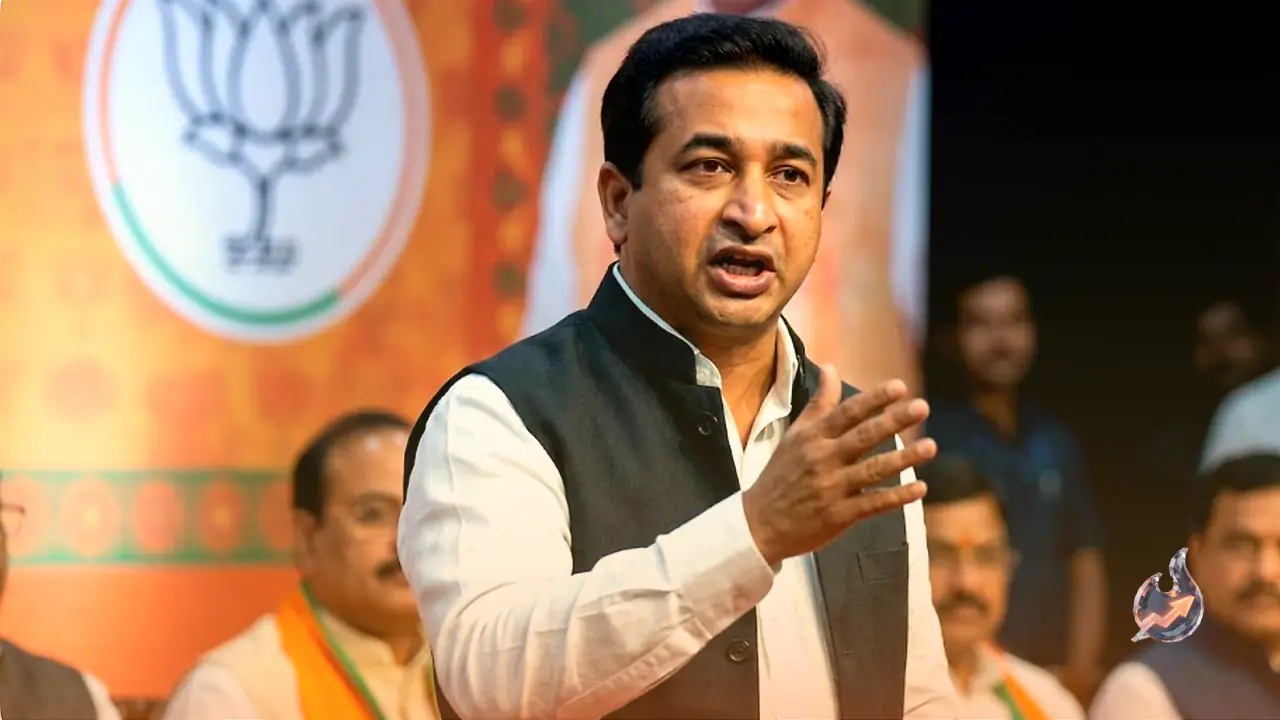 नितेश राणे का UBT शिवसेना पर बड़ा हमला, आदित्य ठाकरे को 'अभिषेक बनर्जी' बताकर साधा निशाना