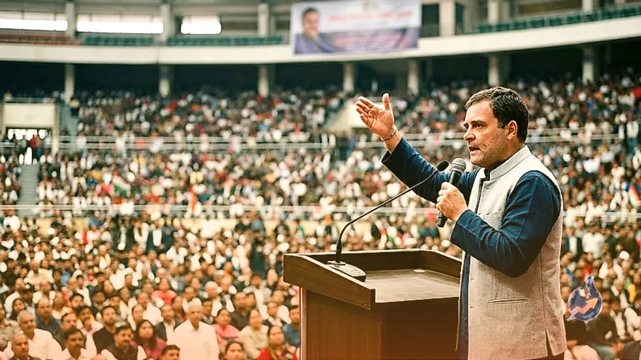 इंदिरा गांधी स्टेडियम में गूंजा नया जयकारा, नितिन नवीन बोले जनता के सीधे चुने पहले पीएम हैं नरेंद्र मोदी
