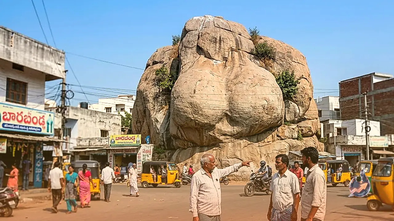 निज़ाम ज़माने की सीने जैसी अनोखी चट्टान से जानिए कैसे पड़ा हैदराबाद के बोराबंडा का नाम