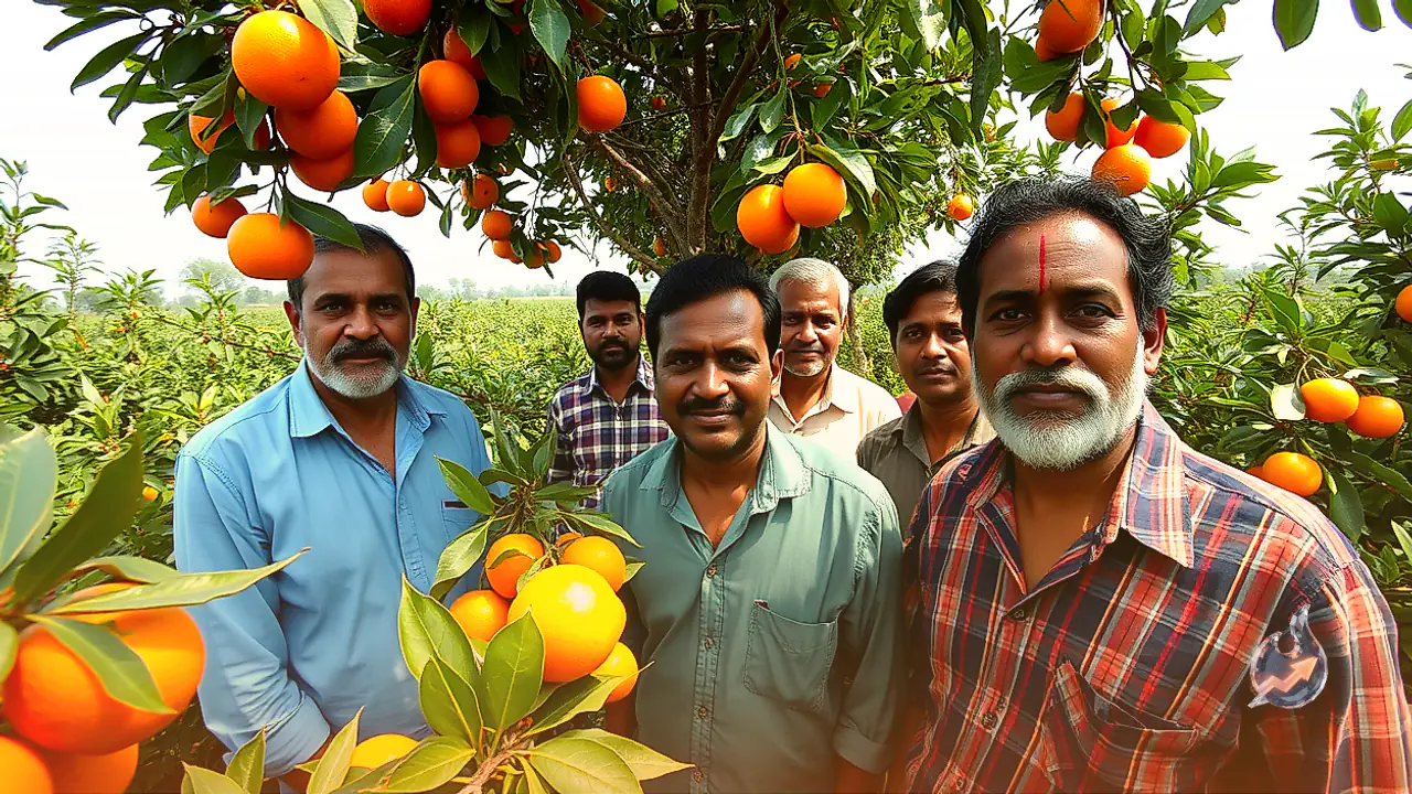 No Need to Visit Nagpur for Oranges Now, Palamut Cultivates 10 Acres of Success