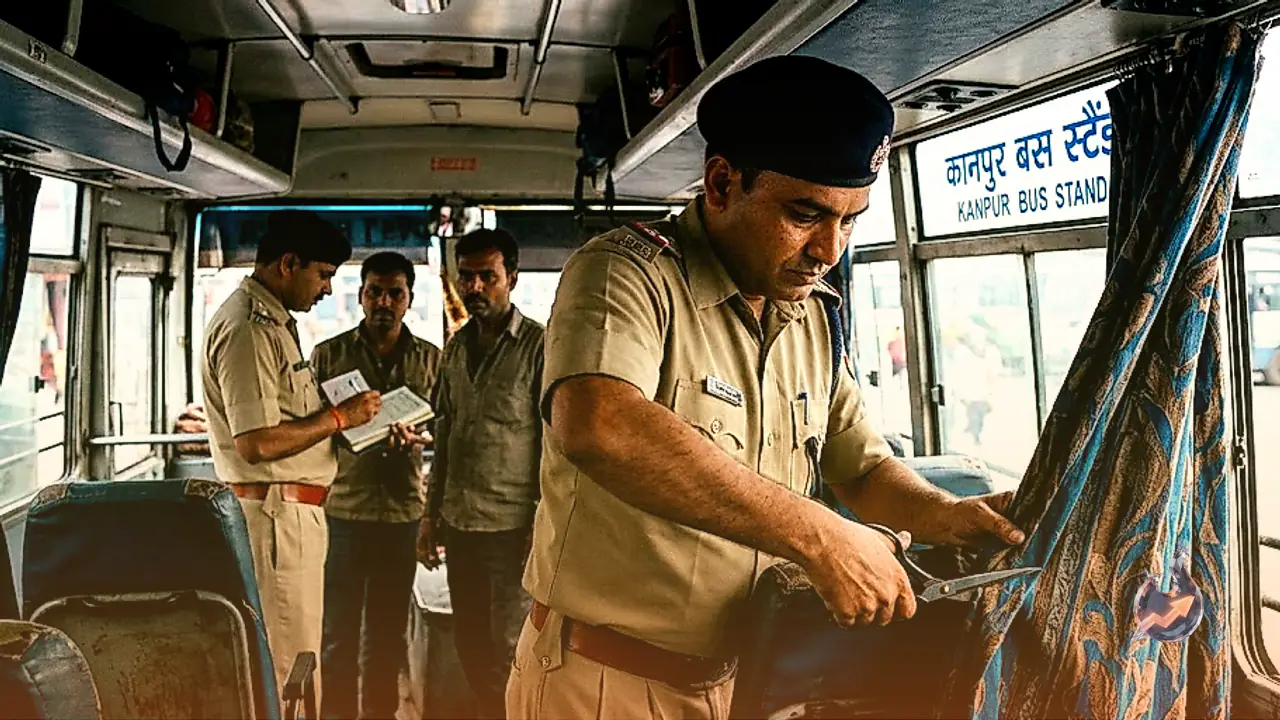 Operation Alert in Kanpur After Noida Bus Incident, Police Crackdown on Curtains and Drivers