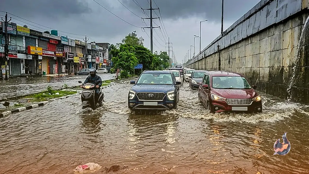 Waterlogging Hits Noida Sector-62: Heavy Rains Disrupt Daily Life