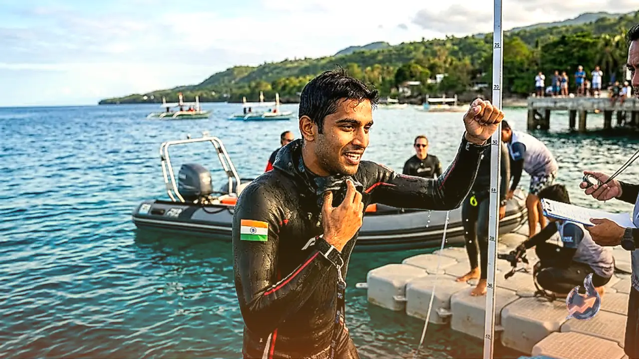 Noida's Adyut Doval Scripts History in Philippines, Becomes Youngest Indian to Set 102-Meter Freediving National Record