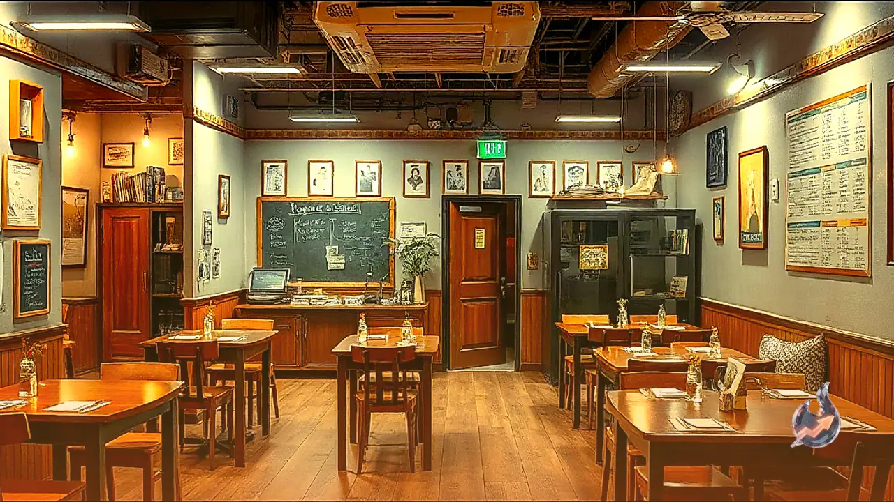 Noida Sector 63 Gets Unique School-Themed Cafe Featuring Marksheet Menus, Roll Number Tables, and Science Lab Decor