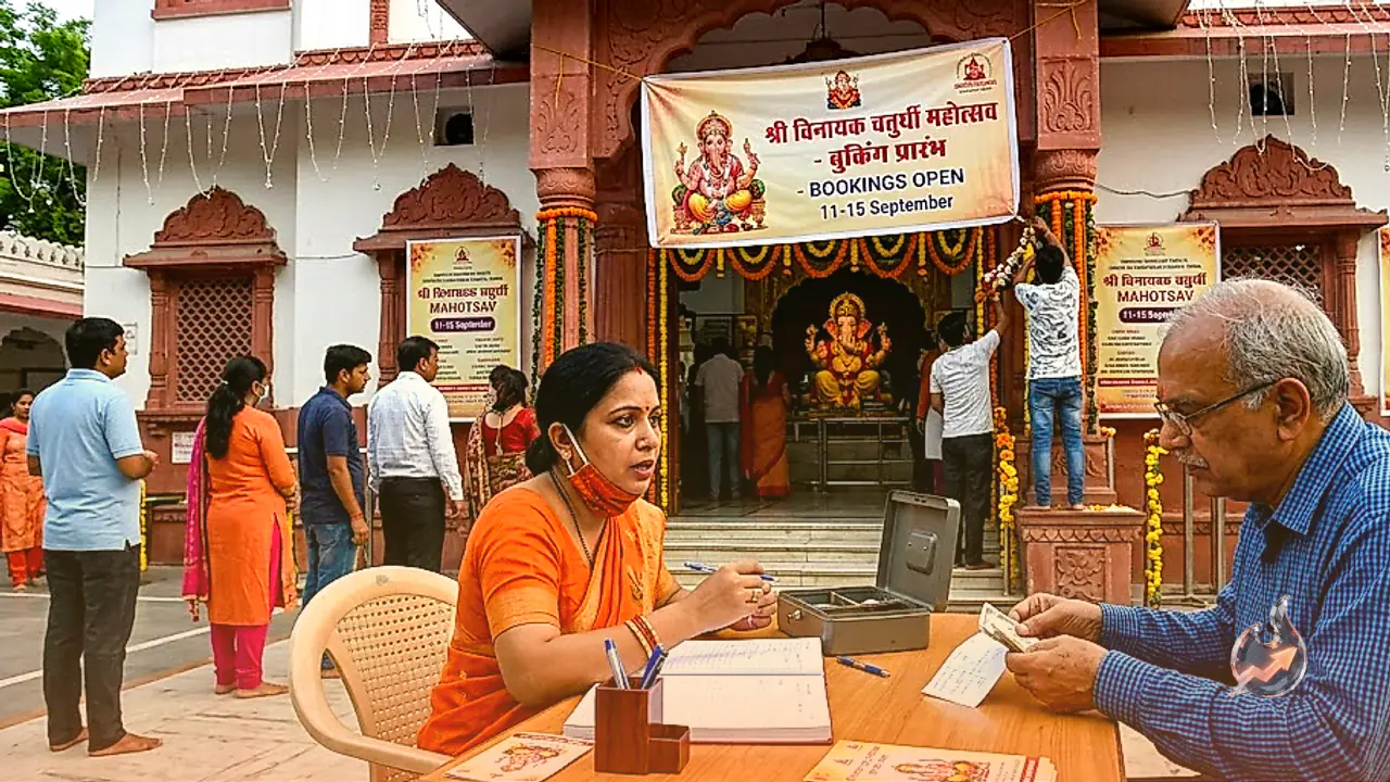 Noida's Siddhivinayak Temple Opens Bookings for a Five-Day Ganesh Chaturthi Celebration
