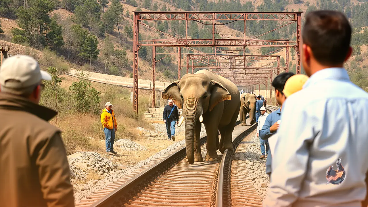 Northeast Frontier Railway Prevents 255 Elephant Collisions Across Tracks in Nine Months