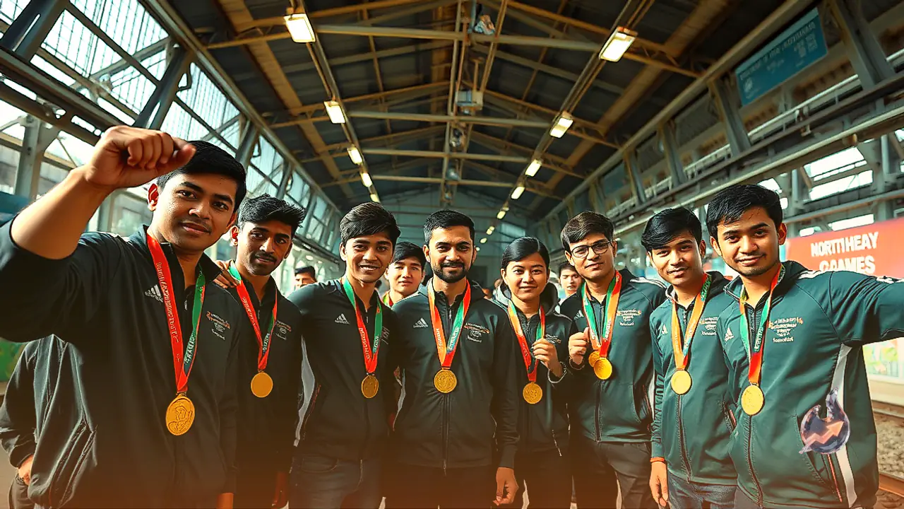 एशियन गेम्स 2026 में उत्तर रेलवे के खिलाड़ियों का दबदबा, भारत के नाम किए 11 मेडल